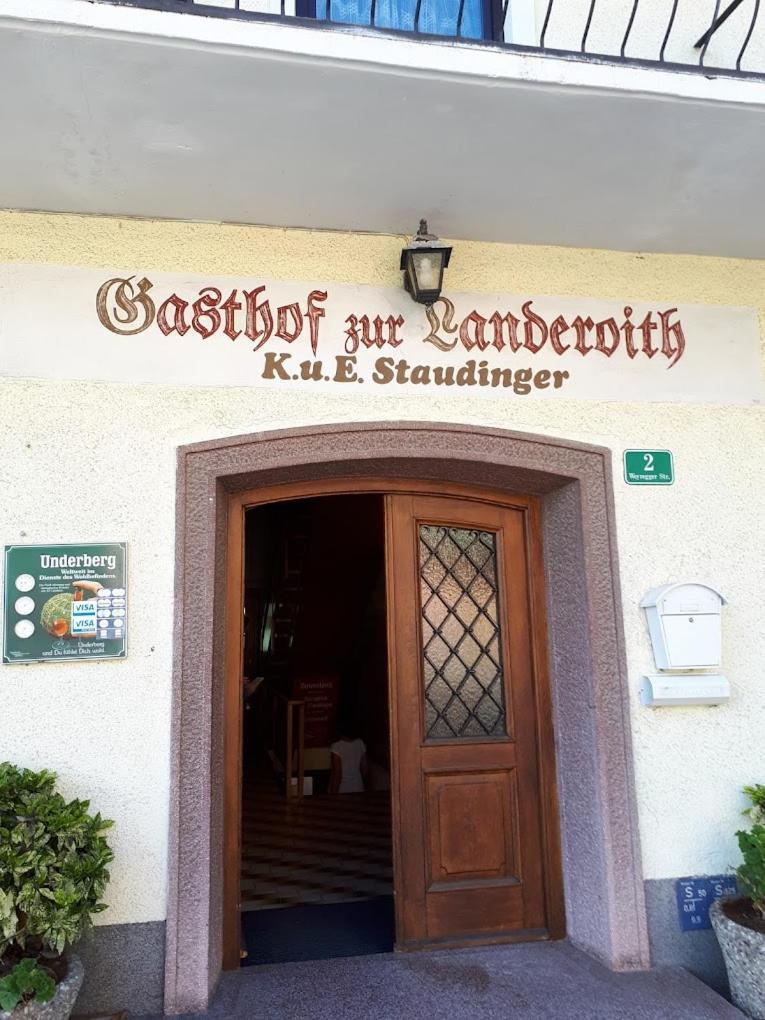 Gasthof Mit Seeterasse & Appartements Zur Landeroith Weyregg Extérieur photo