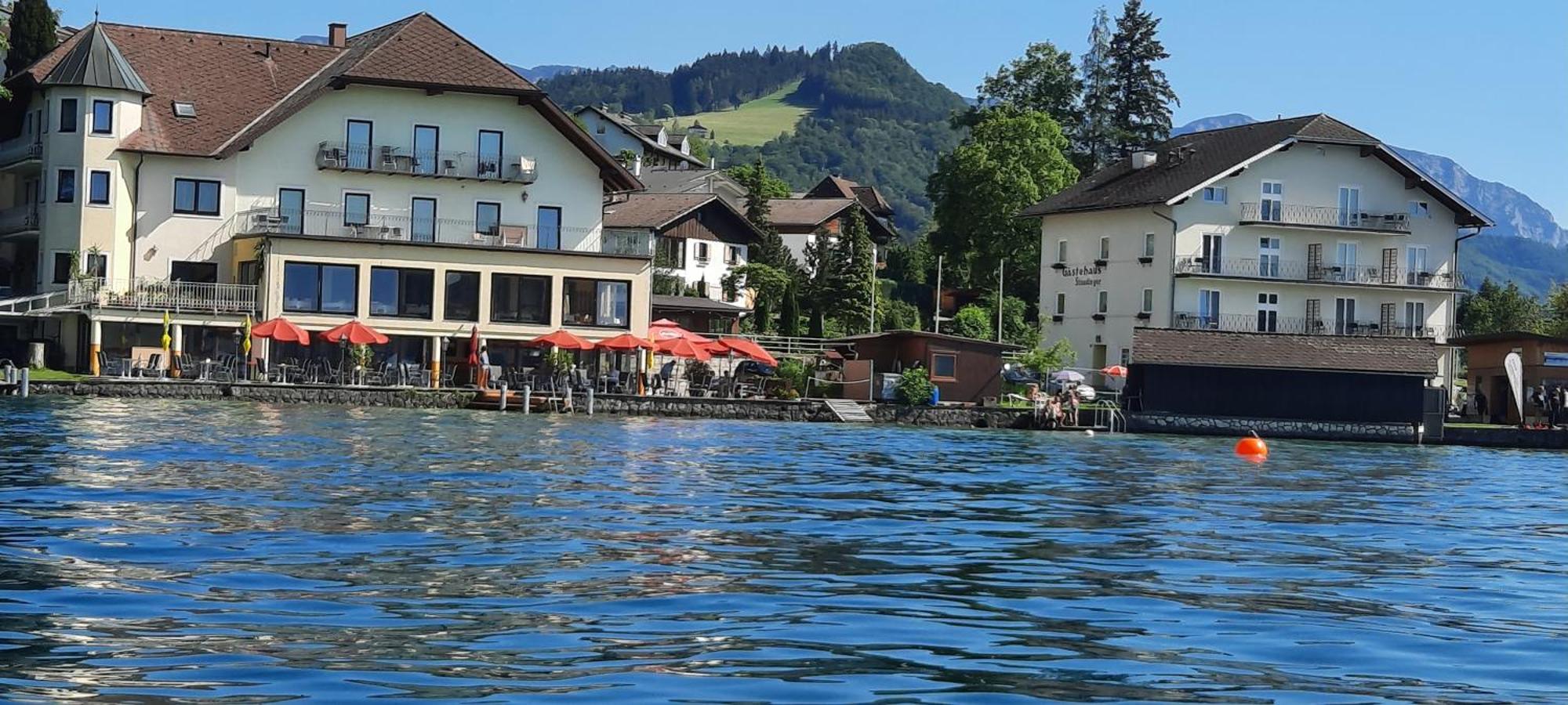 Gasthof Mit Seeterasse & Appartements Zur Landeroith Weyregg Extérieur photo